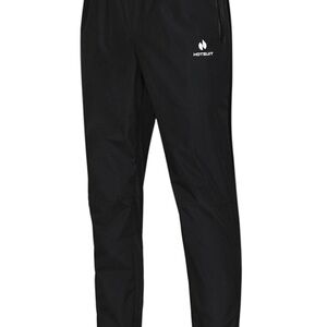 Men's Black Sweat Pants for Extra Sweating while working out Extra Pounds Shed.